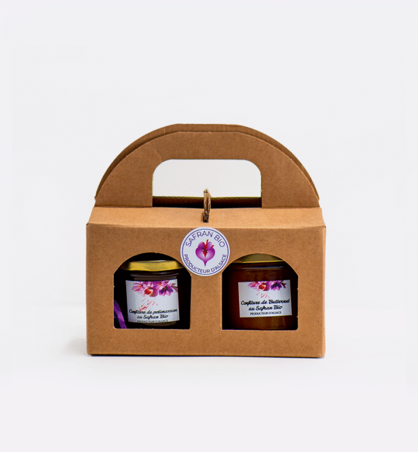 coffret cadeau douceurs du potager au safran bio