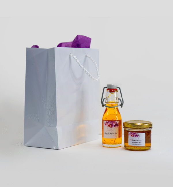 coffret cadeau réconfort au safran bio