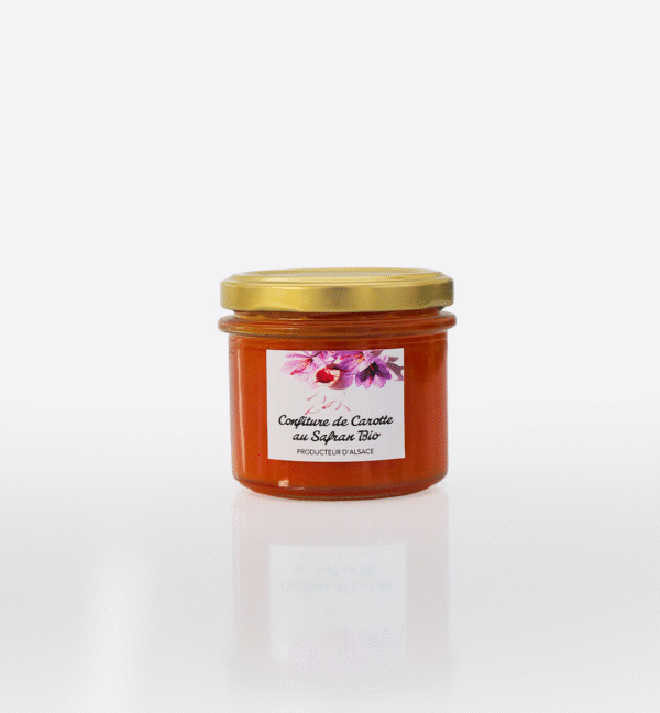 confiture de carotte au safran bio 120g