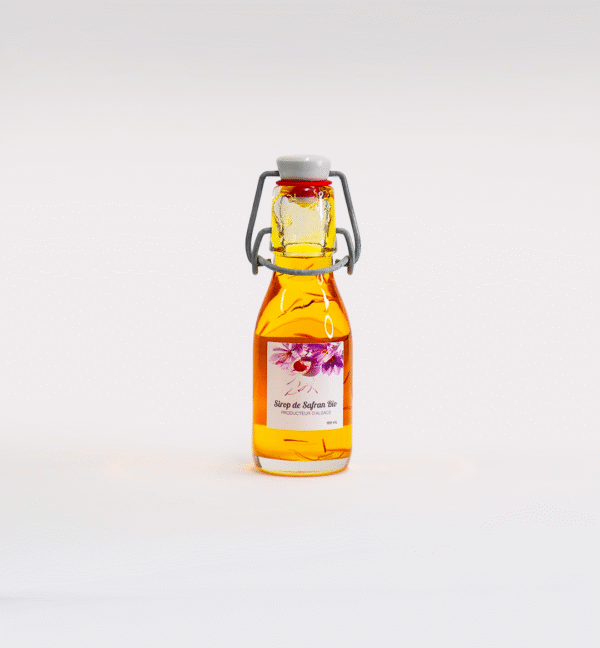 sirop de safran bio d'alsace 100 ml