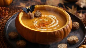 Velouté Enchanté de Potimarron au Safran